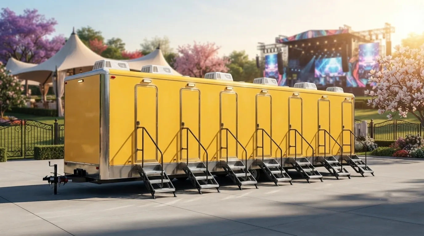 8 Stall Restroom Trailer in Ocala, FL